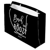 Bach en Boozy Bachelorette Party Favorieten Groot Cadeauzakje (Achterkant Gekanteld)