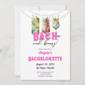 Bach en Boozy Bachelorette Party reisschema Kaart (Voorkant)