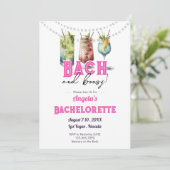 Bach en Boozy Bachelorette Party reisschema Kaart (Staand voorkant)