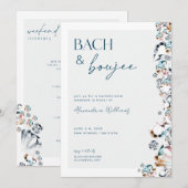 Bach en Boujee Bachelorette Weekend Kaart (Voorkant / Achterkant)