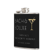 Bach en Boujee vrijgezellenfeest Heupfles (Links)