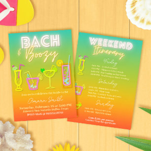 Bach en dronken vrijgezellenfeest met reisplan kaart