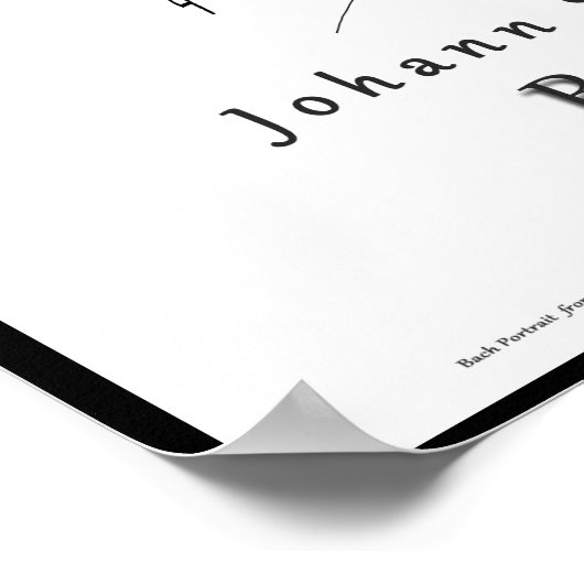 Bach Face the Music Poster (Hoek)