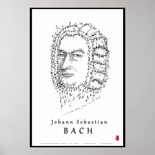 Bach Face the Music Poster (Voorkant)