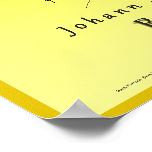 Bach Face the Music Poster (Hoek)