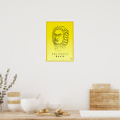 Bach Face the Music Poster (Keuken)