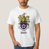 Bach Family Crest/Coat of Arms T-Shirt (Voorkant)