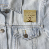 Bach Family Tree, c.1750-1770 Vierkante Button 5,1 Cm (In situ)