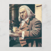 Bach houdt van koffie briefkaart (Voorkant)