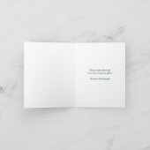 Bach Humbug Grappige klassieke muziek thema Feestdagen Kaart (Binnen)