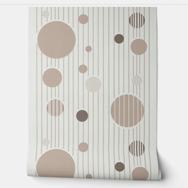 Bach in bubbels behang (Afrollen)