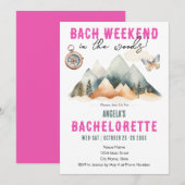 Bach in de Bossen Camping Bachelorette Party Kaart (Voorkant / Achterkant)