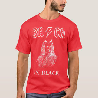 Bach in zwart t-shirt