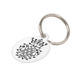 Bach Insignia, Siegel, Seal, Crest, Monogram Pet I Huisdierpenning