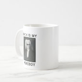 Bach is mijn Homeboy Koffiemok (Voorkant links)
