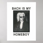 Bach is mijn Homeboy Poster (Voorkant)