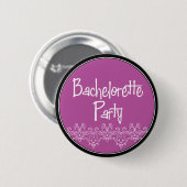 bach-knop paars ronde button 5,7 cm (Voorkant /achterkant)