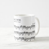 Bach Lute Prelude Coffee Mok (Voorkant rechts)