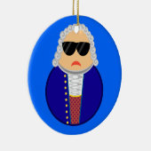 Bach Music Composer Klassieke muzikant Gift Keramisch Ornament (Rechts)