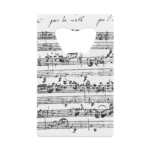 Bach-muziekflesopener Creditkaart Flessenopener (Achterkant)