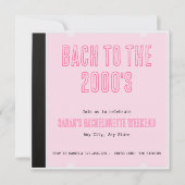 Bach naar de 2000's CD Hoesje Bachelorette Y2K Kaart (Voorkant)