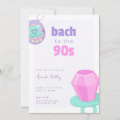 Bach naar de 90s Bachelorette Weekend Uitnodiging (Voorkant)