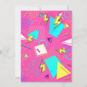 Bach naar de 90's Bridal Shower Uitnodiging (Achterkant)