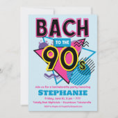 Bach naar de jaren 90 Bachelorette Party uitnodigi Kaart (Voorkant)