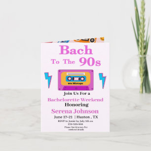 Bach naar de jaren 90 Cassettebandje Bachelorette