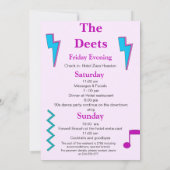 Bach naar de jaren 90 Cassettebandje Bachelorette  Kaart (Achterkant)