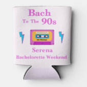 Bach naar de jaren '90 Cassettebandje vrijgezellen Blikjeskoeler (Voorkant)