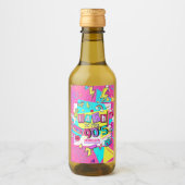 Bach naar de jaren 90 Mini Wijn Etiket (Voorkant)