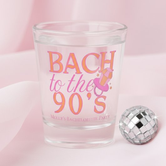 Bach naar de jaren 90 - Retro Bachelorette Party D Shot Glas