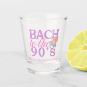 Bach naar de jaren 90 - Retro Bachelorette Party D Shot Glas (Voorkant)