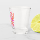 Bach naar de jaren 90 - Retro Bachelorette Party D Shot Glas (Rechts)