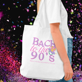 Bach naar de jaren 90 - Retro Bachelorette Party D Tote Bag