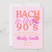 Bach naar de jaren 90 - Retro Bachelorette Party Kaart (Voorkant)