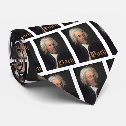 bach necktie stropdas (Opgerold)