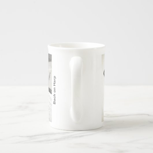 Bach op Harp Porselein Kop (Achterkant)