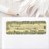 Bach Partita-eigenschapslabel Etiket (Insitu)