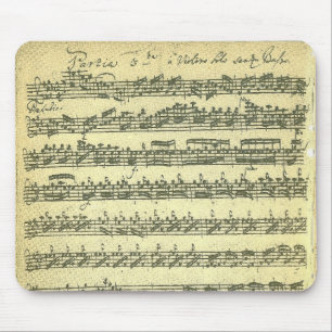 Bach Partita Music Manuscript for Solo Violin Muismat