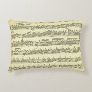 Bach Partita Music Manuscript for Violin Solo Decoratief Kussen