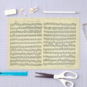 Bach Partita Music Manuscript for Violin Solo Tissuepapier (Craft)