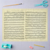 Bach Partita voor Solo Violin Music Manuscript Tissuepapier (Craft)