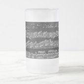 Bach Partita White op zwart Matglas Bierpul (Center)