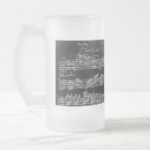 Bach Partita White op zwart Matglas Bierpul (Links)