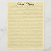 Bach Partita Writing Paper (Voorkant)