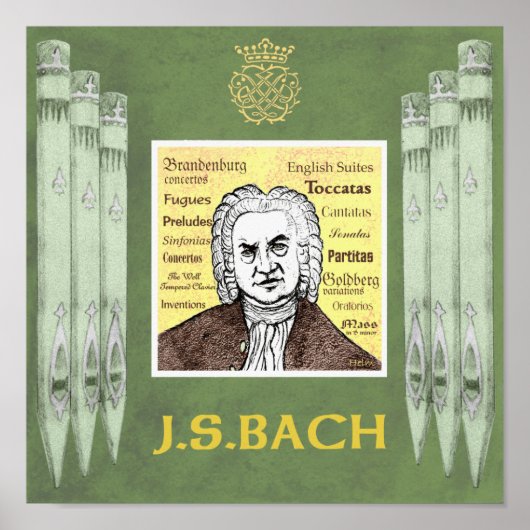 BACH-poster Poster (Voorkant)
