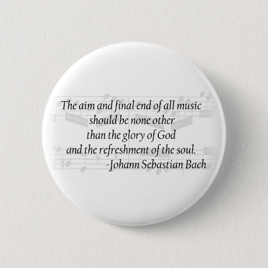 Bach Quote Button (Voorkant)