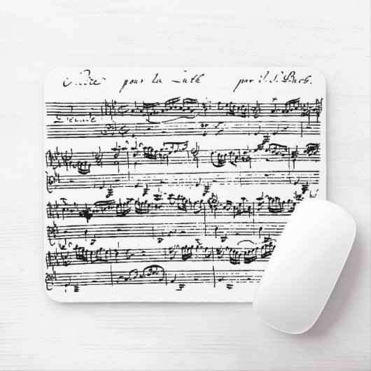 Bach score mousepad muismat (Met muis)